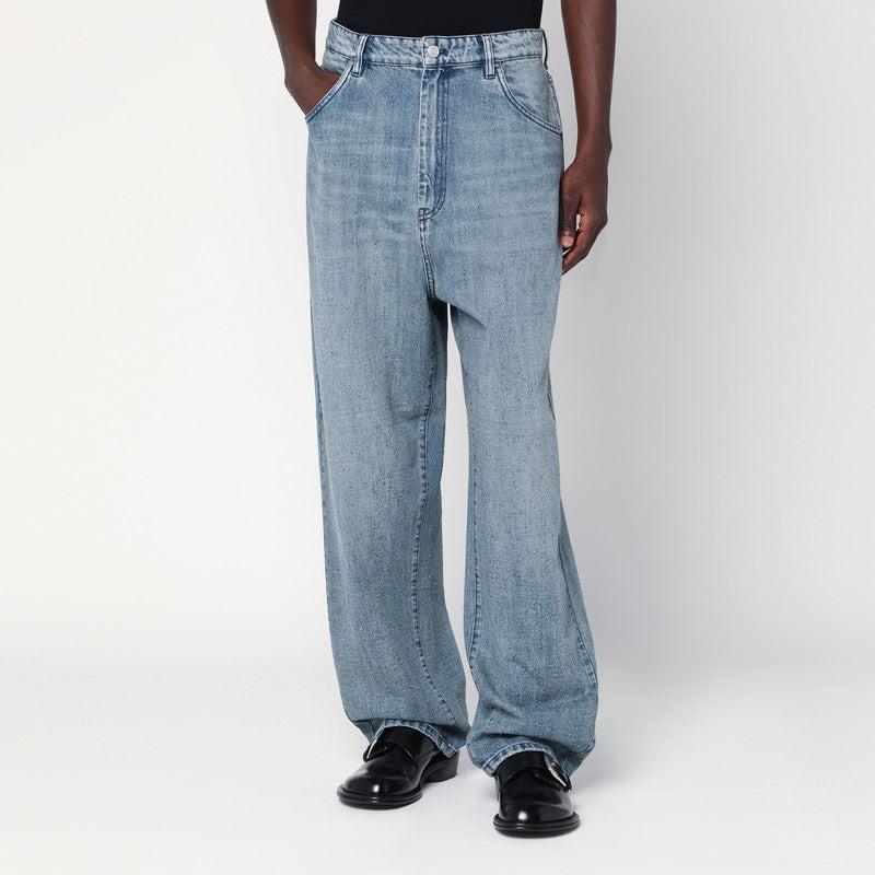 Namacheko Men's Wide Jeans In -Washed blue