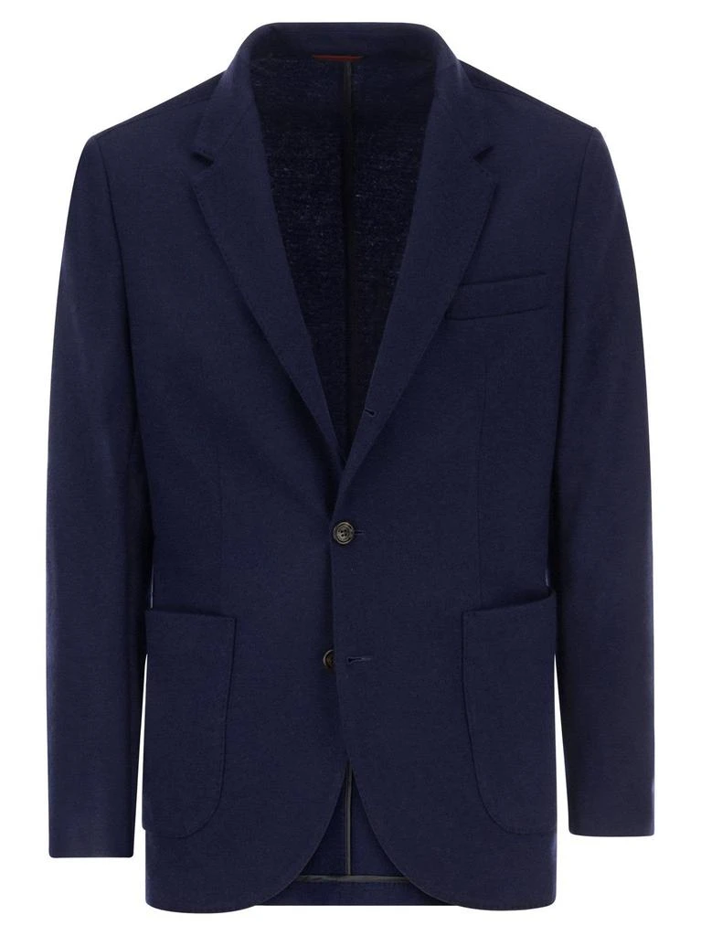 Brunello Cucinelli Brunello Cucinelli Single-Breasted Long Sleeved Blazer 1