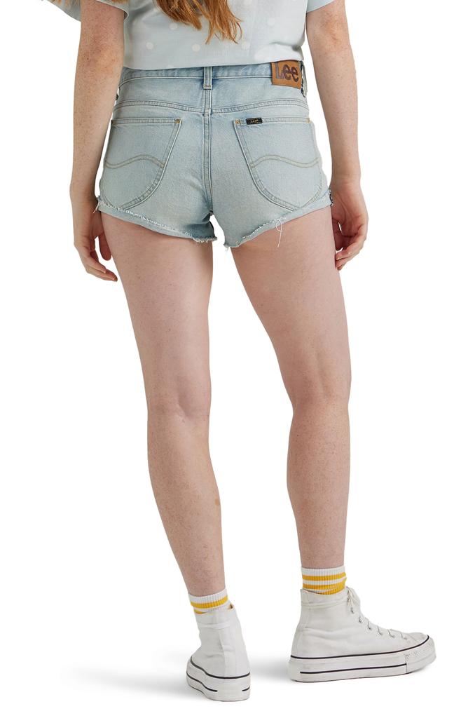 LEE Rider Raw Hem Denim Shorts
