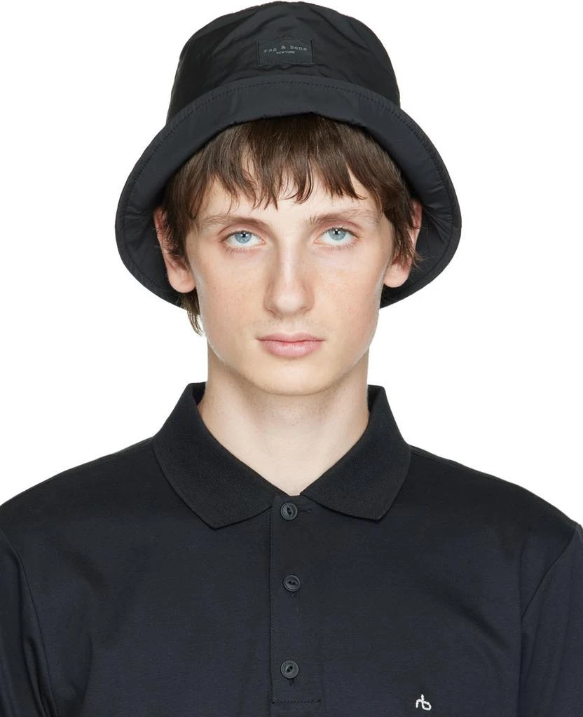 Rag & Bone Black Addison Bucket Hat 1