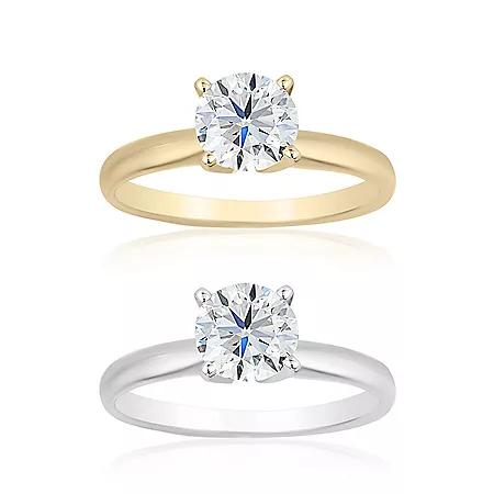 Diamond Rings 0.70 CT. T.W. Round Diamond Solitaire Ring in 18K Gold