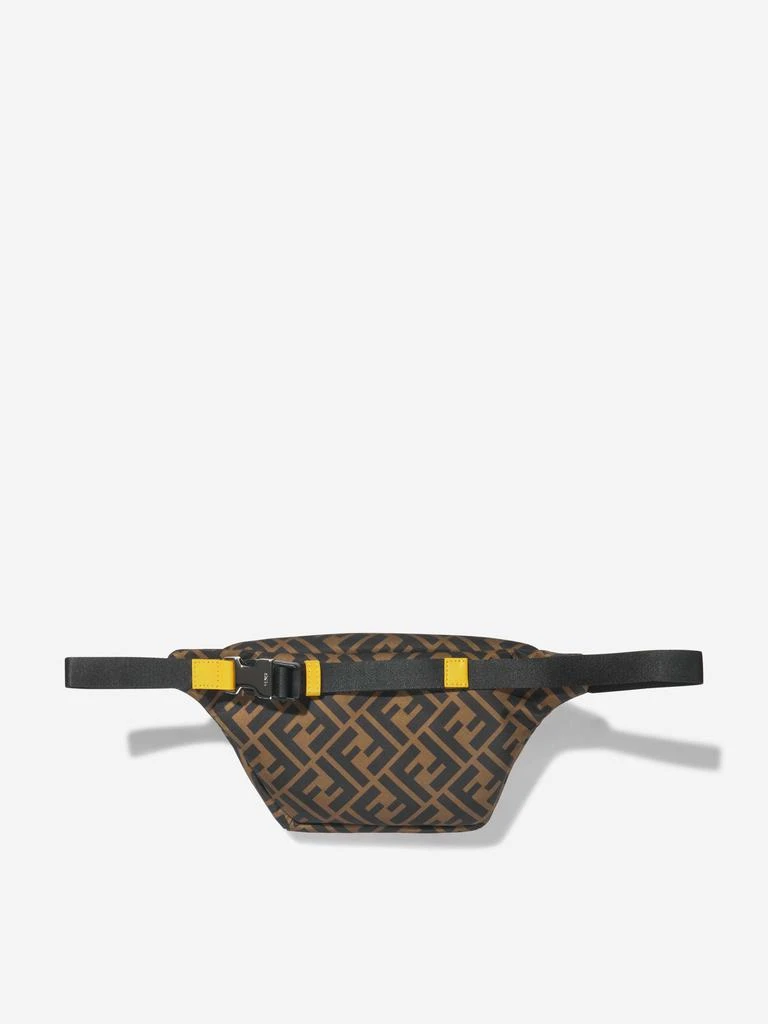 Fendi Fendi Kids FF Logo Belt Bag in Brown 3