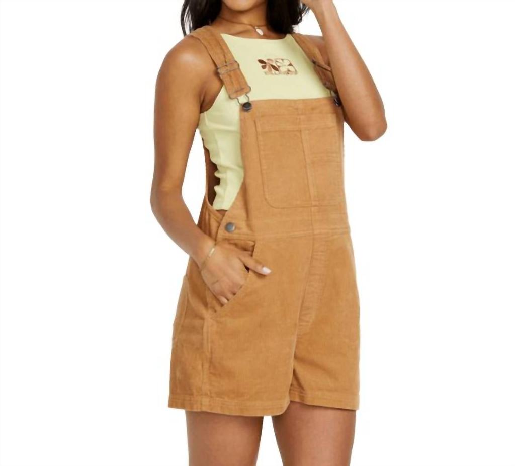 Billabong Sand Canyon Cord Shortall In Biscuit