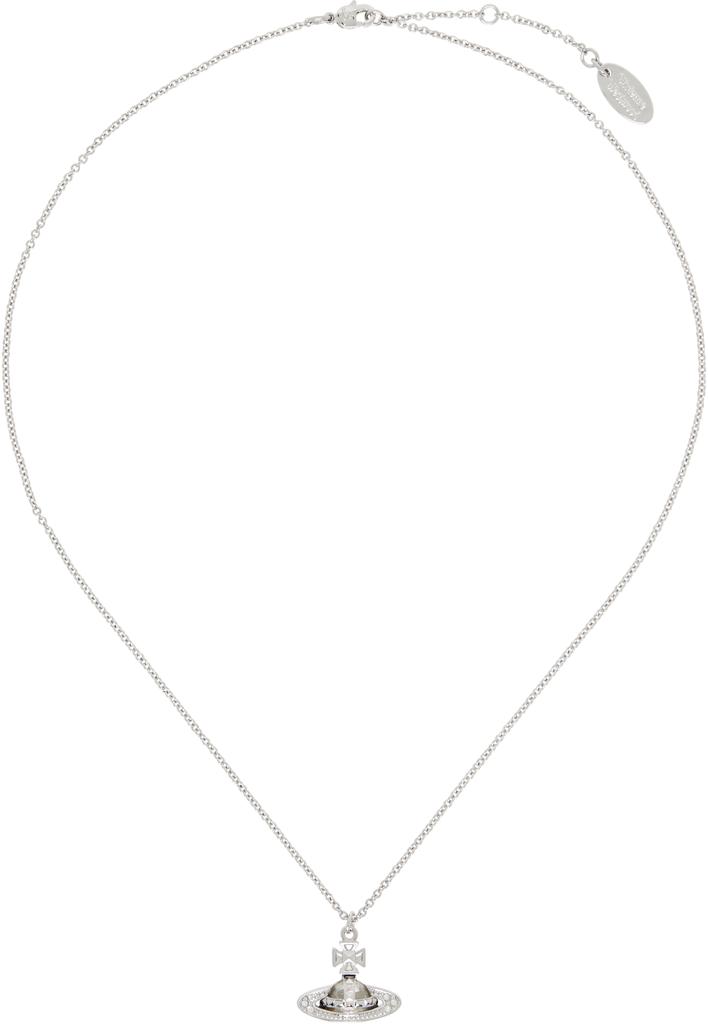Vivienne Westwood Silver Pina Small Bas Relief Pendant