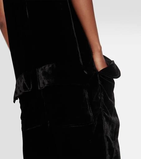 Rick Owens Senza velvet jumpsuit 8
