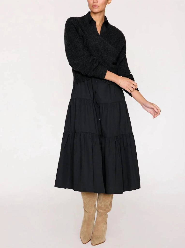 Brochu Walker Brochu Walker - Long Sleeve Havana Dress 1