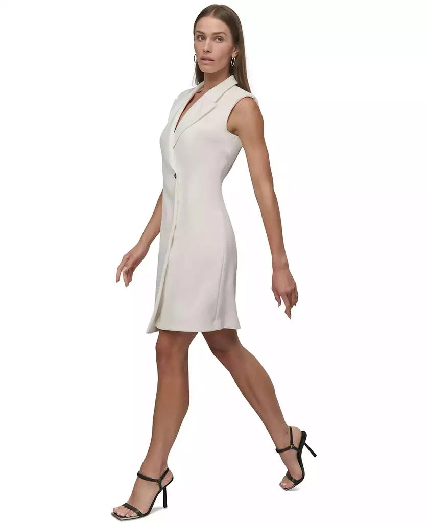 DKNY Women's Peak-Lapel Sleeveless Blazer Dress 2