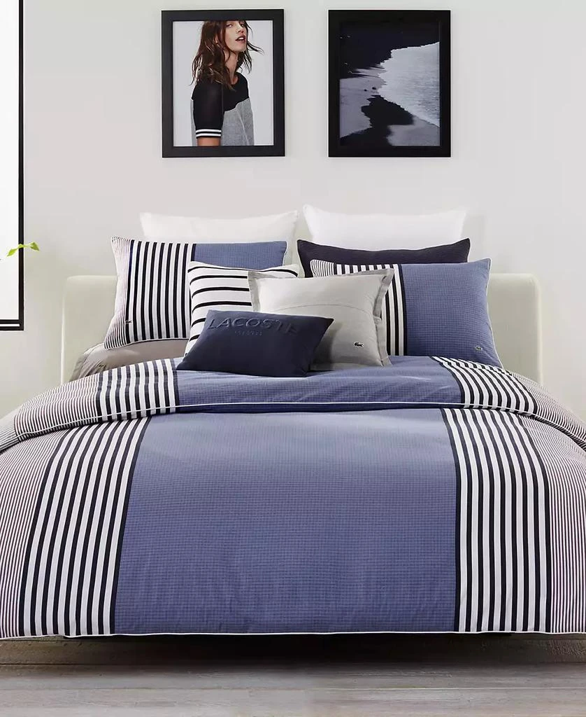 Lacoste Home CLOSEOUT! Meribel Colorblocked Reversible Comforter Set 1