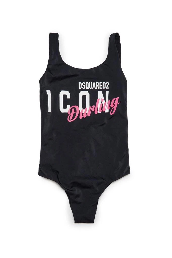 DSQUARED2 Dsquared2 Kids Icon Printed One-Piece Darling Swimsuit 1