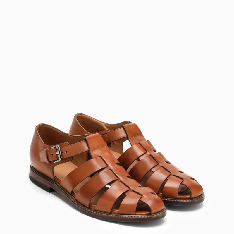 Church's Hazelnut leather sandal