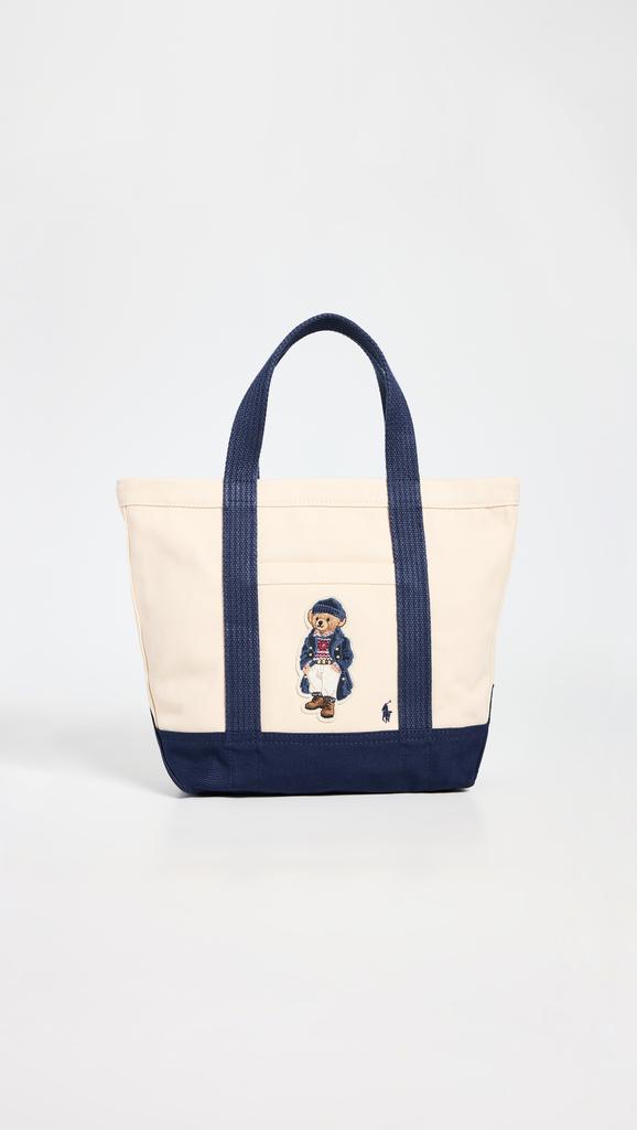 【Polo Ralph Lauren】Polo Bear Canvas Small Tote Canvas Small Polo Bear Tote for Women | Ralph Lauren® PA