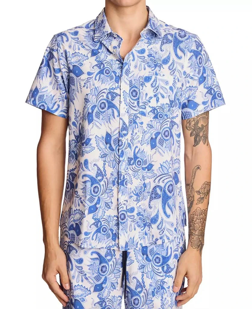 Paisley & Gray Men's Gilby Floral Swim Shirt 1