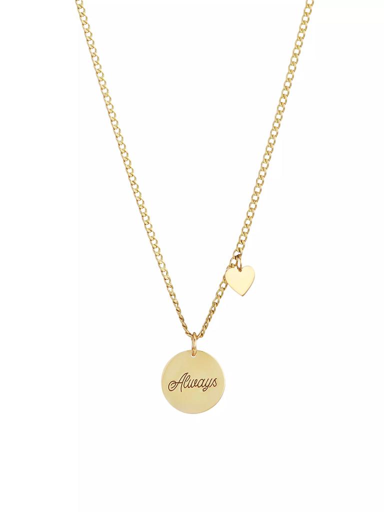 Zoë Chicco Amore 14K Yellow Gold Pendant Necklace