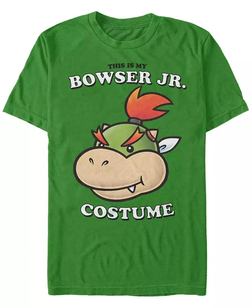 FIFTH SUN Nintendo Men's Super Mario Bowser Jr. Halloween Costume Short Sleeve T-Shirt 1