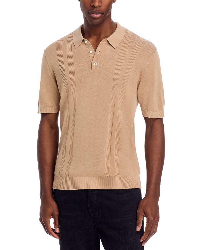 Onia Ribbed Knit Polo