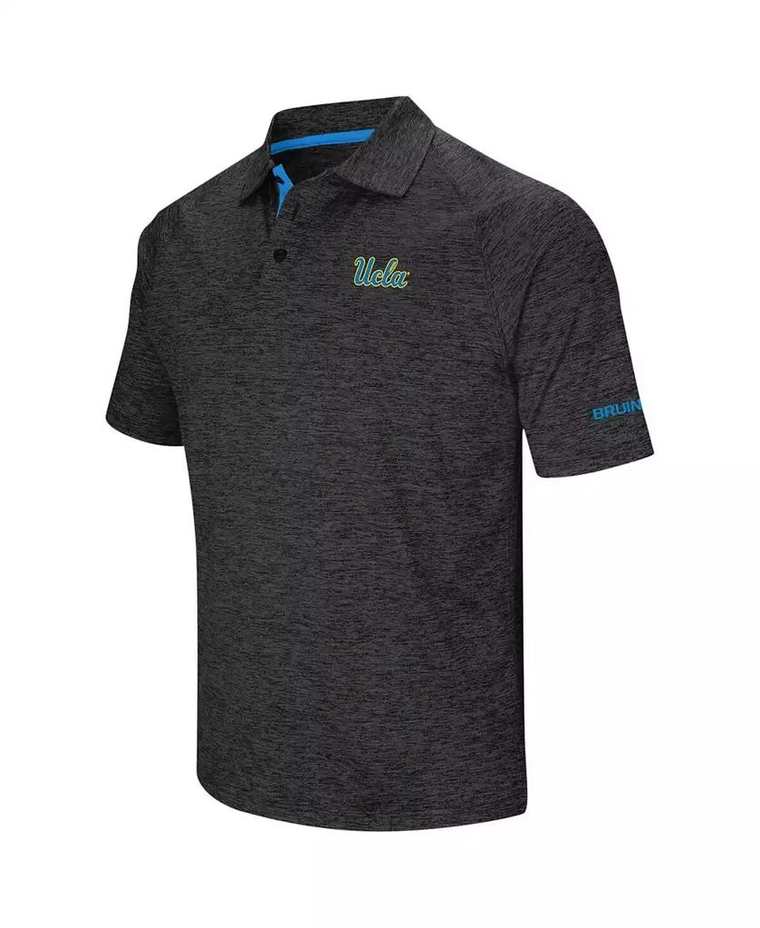 Colosseum Men's Black UCLA Bruins Big and Tall Down Swing Polo Shirt 1
