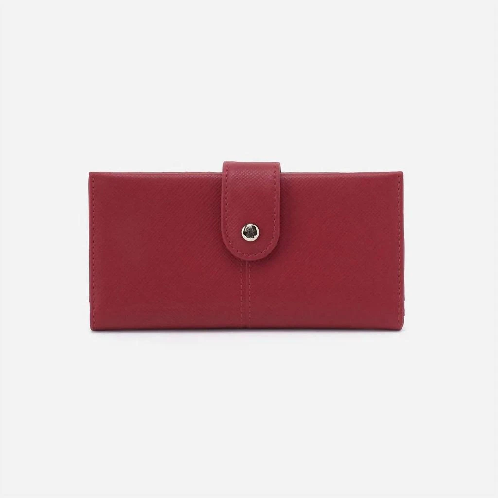 Hobo Women
s Essential Bifold Wallet In Cranberry