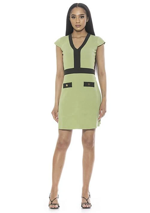 what dress type fits my body Ellie Wilde EW35065 Pink V-Neck Fit and Flare Gown main image 1