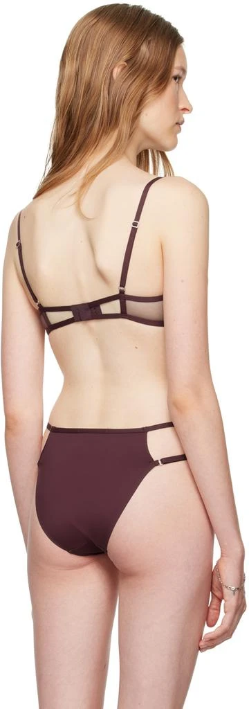 Nensi Dojaka Purple Calvin Klein Edition Plunge Bra 3