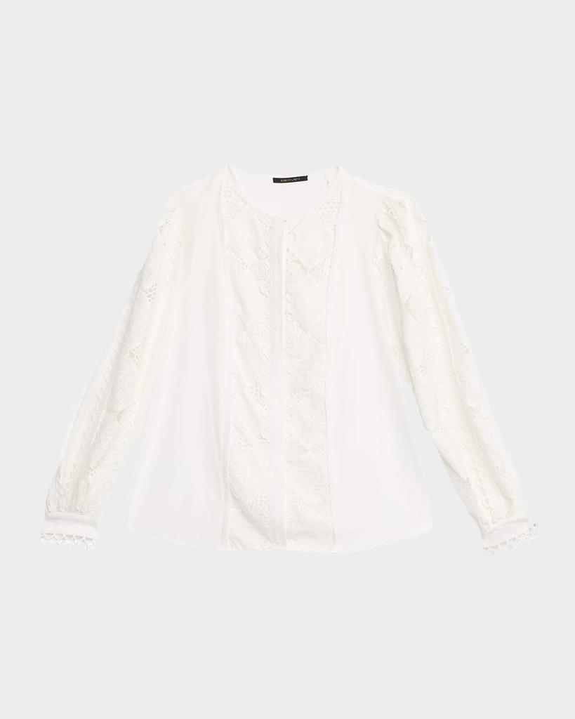 Kobi Halperin Novi Lace-Embellished Blouse