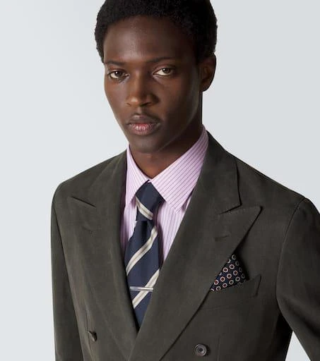 Dunhill Striped silk tie 3