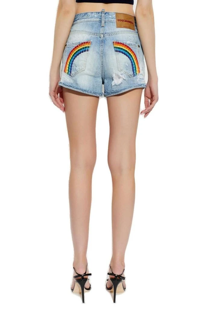 DSQUARED2 Dsquared2 Distressed Denim Shorts 3