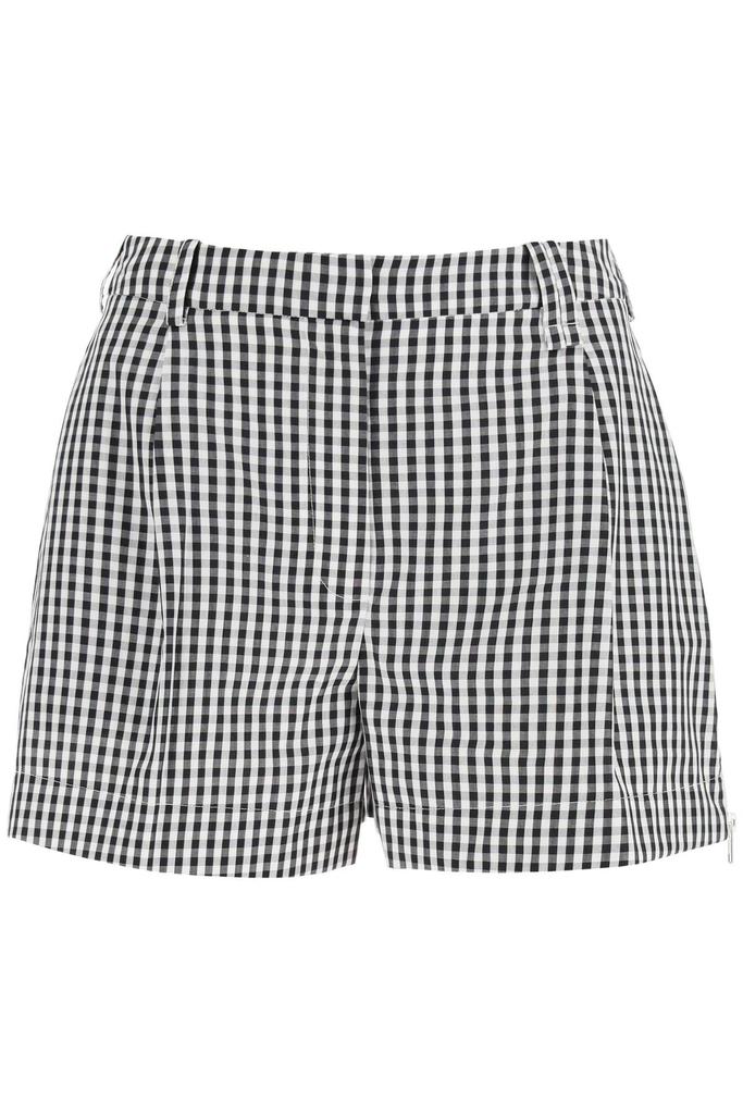 SIMONE ROCHA gingham cotton shorts