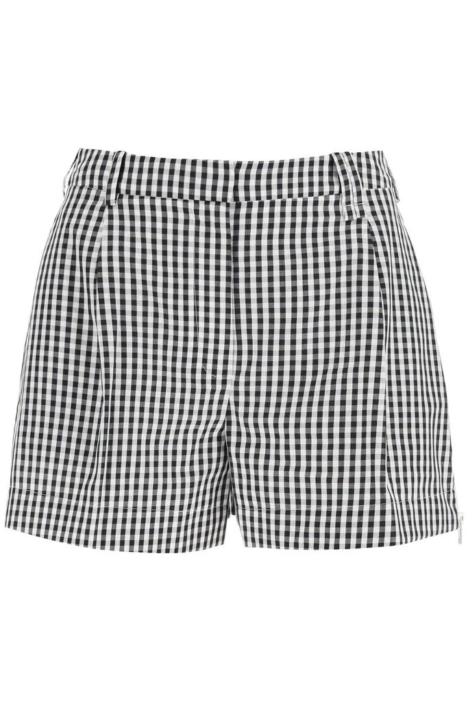 SIMONE ROCHA gingham cotton shorts 1