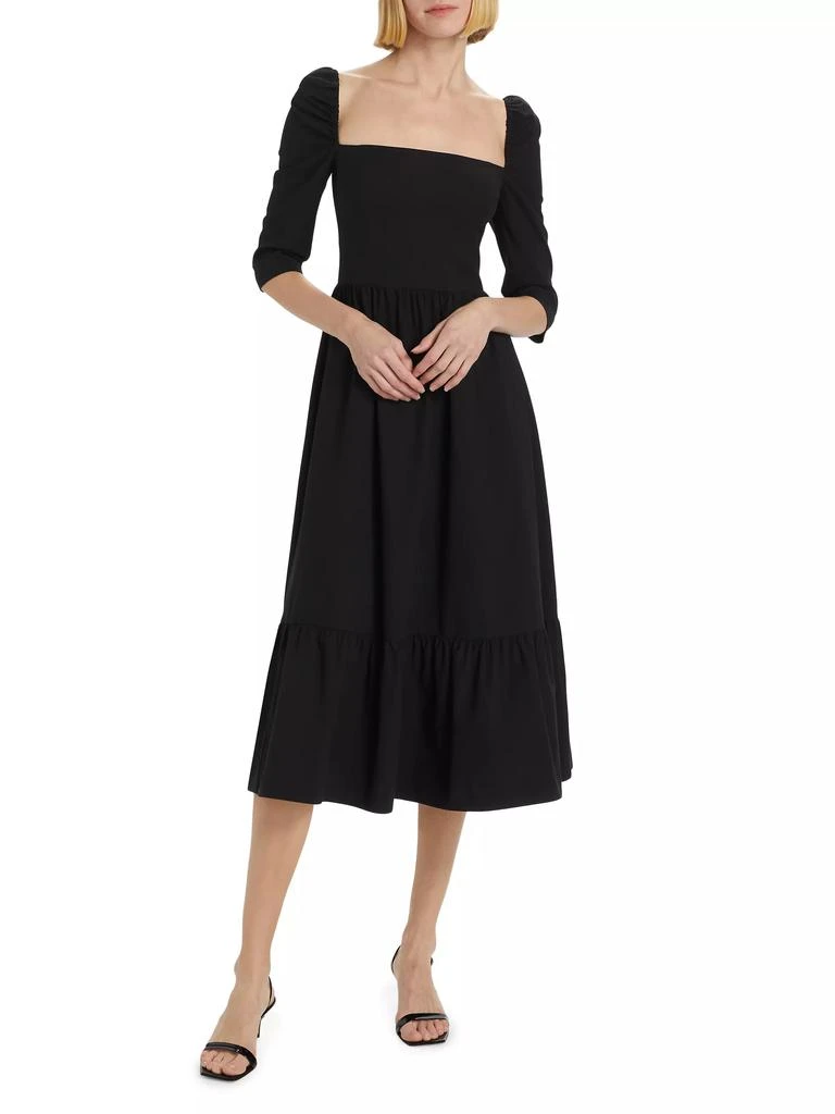 Reformation Cyprus Cotton Tiered Midi-Dress 2