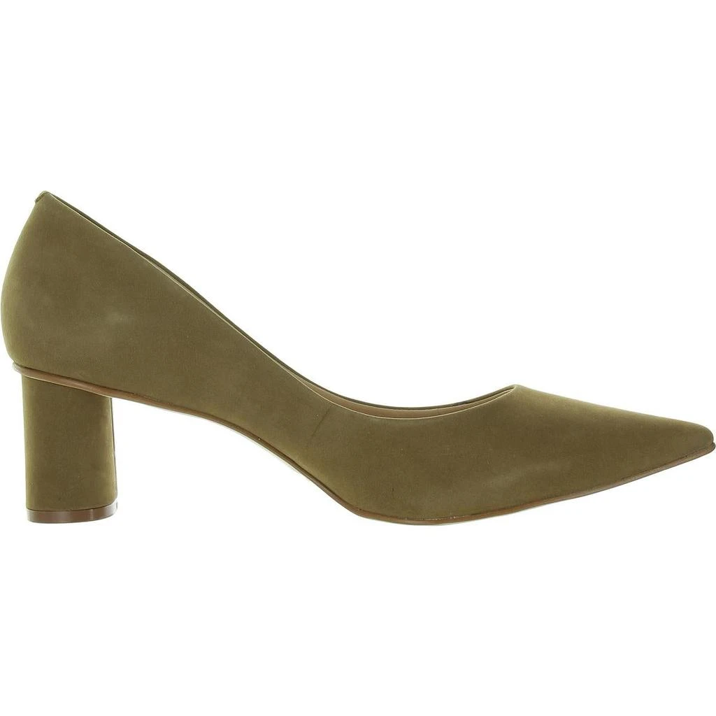 Massimo Matteo Womens Padded Insole Faux Suede Block Heels 2