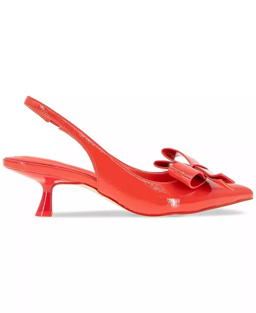 BCBG Women's Kasti Slingback Kitten-Heel Bow Pumps 2