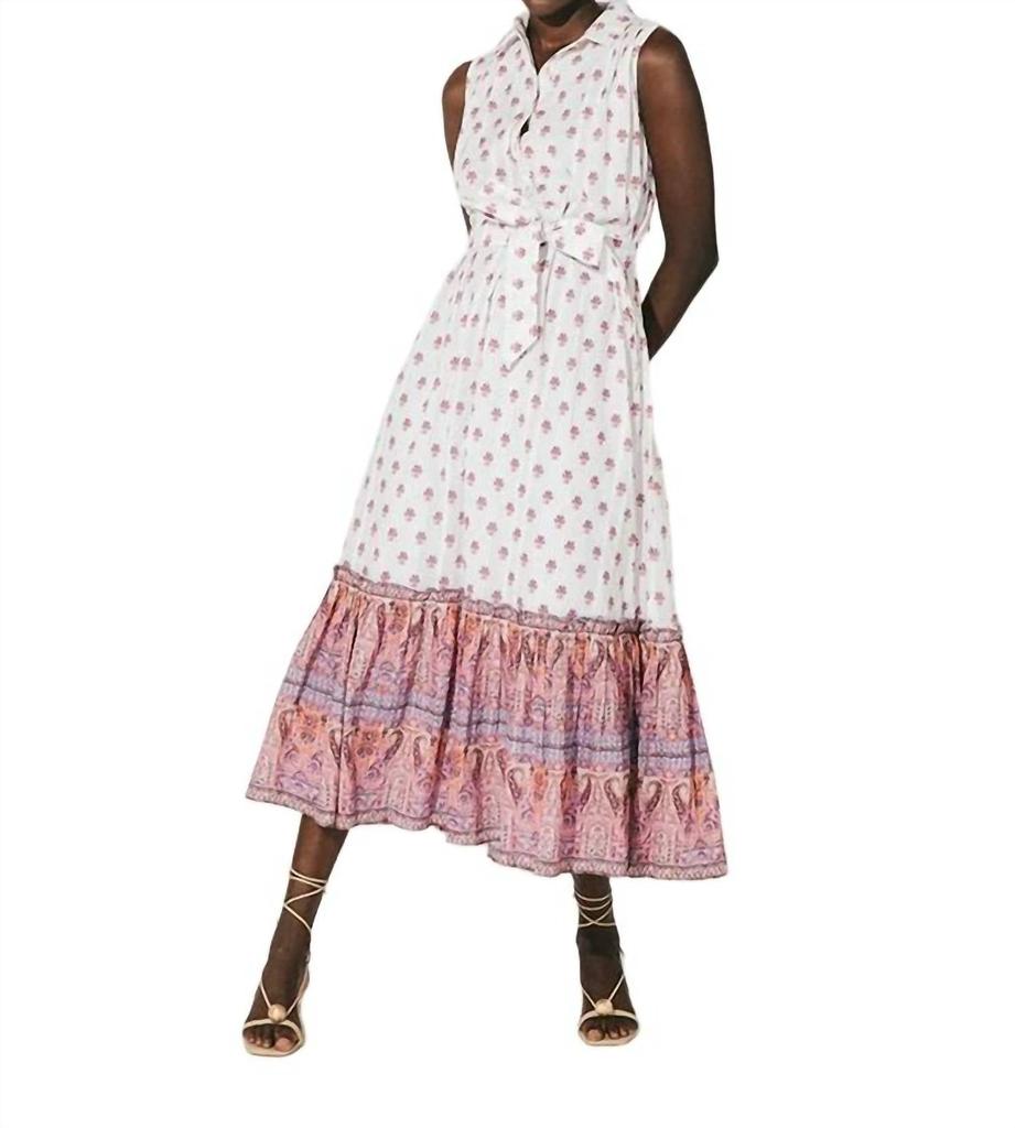 Cleobella Nayeli Ankle Dress In Mahal Print