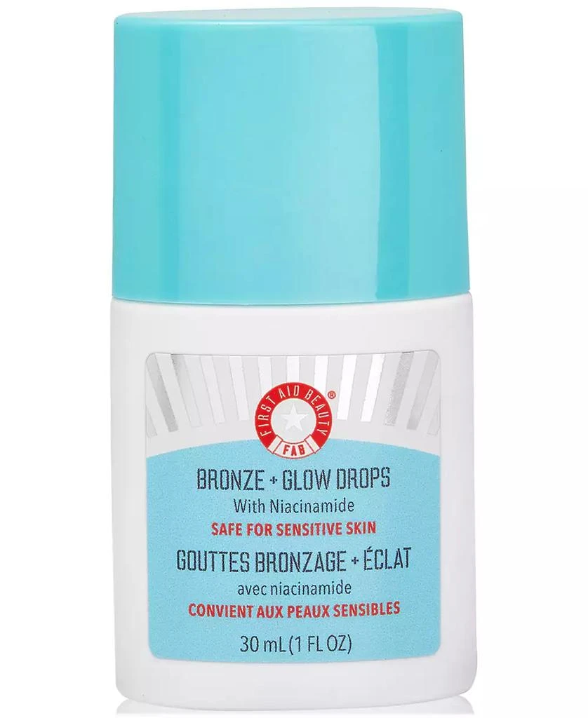 First Aid Beauty Bronze + Glow Drops With Niacinamide, 1 oz. 2