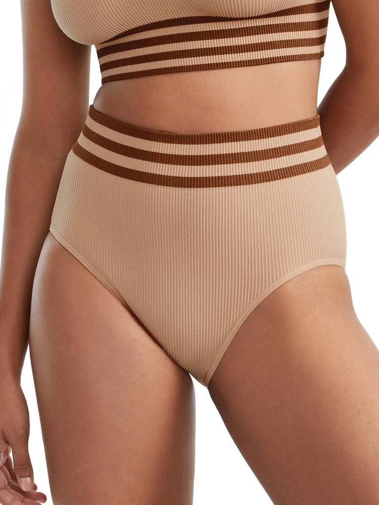 Bare Women's The Ribbed Seamless High-Waist Brief 1