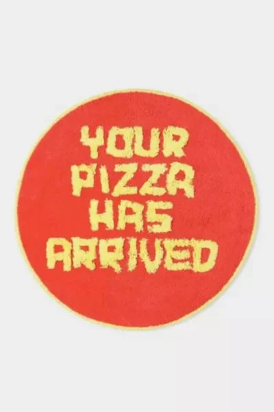 THIRD DRAWER DOWN Third Drawer Down Your Pizza Has Arrived Floor Rug x David Shrigley 1