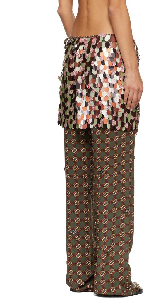 Dries Van Noten Multicolor Layered Trousers 3
