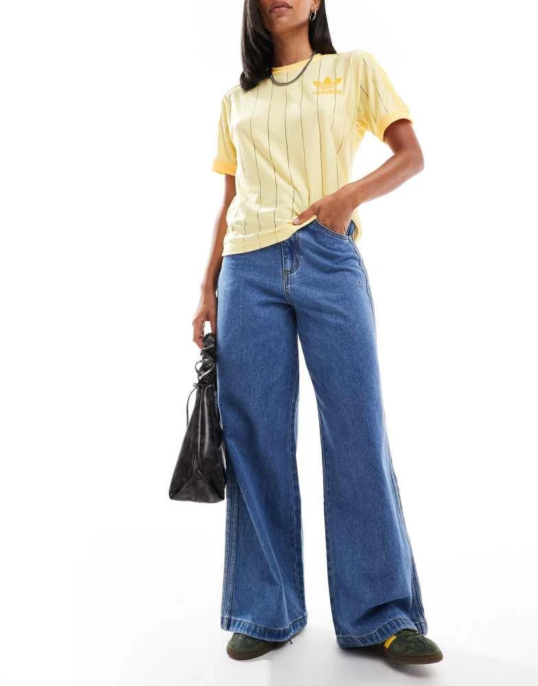 Adidas adidas Originals Premium Essentials wide leg jeans 3
