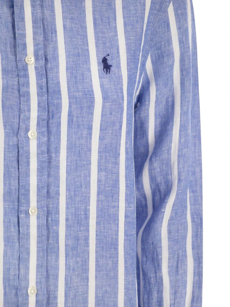 Ralph Lauren Relaxed-fit Linen Striped Shirt 4