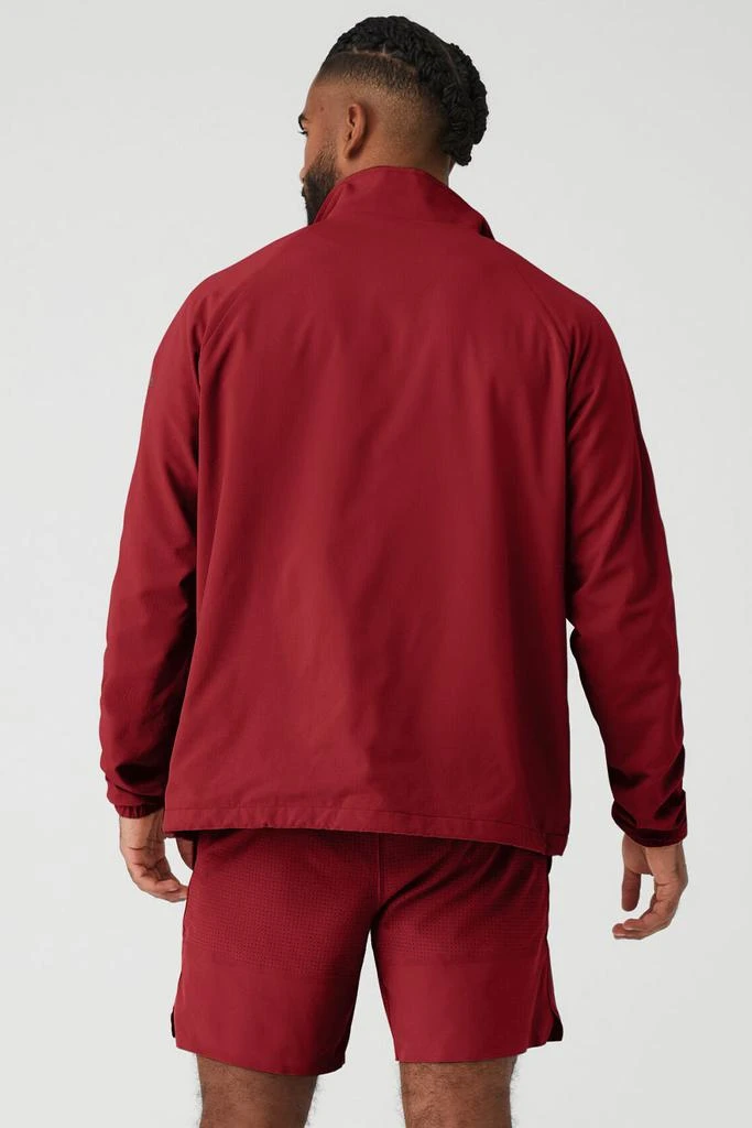 Alo Ripstop 1/4 Zip On-Set Jacket - Victory Red 2