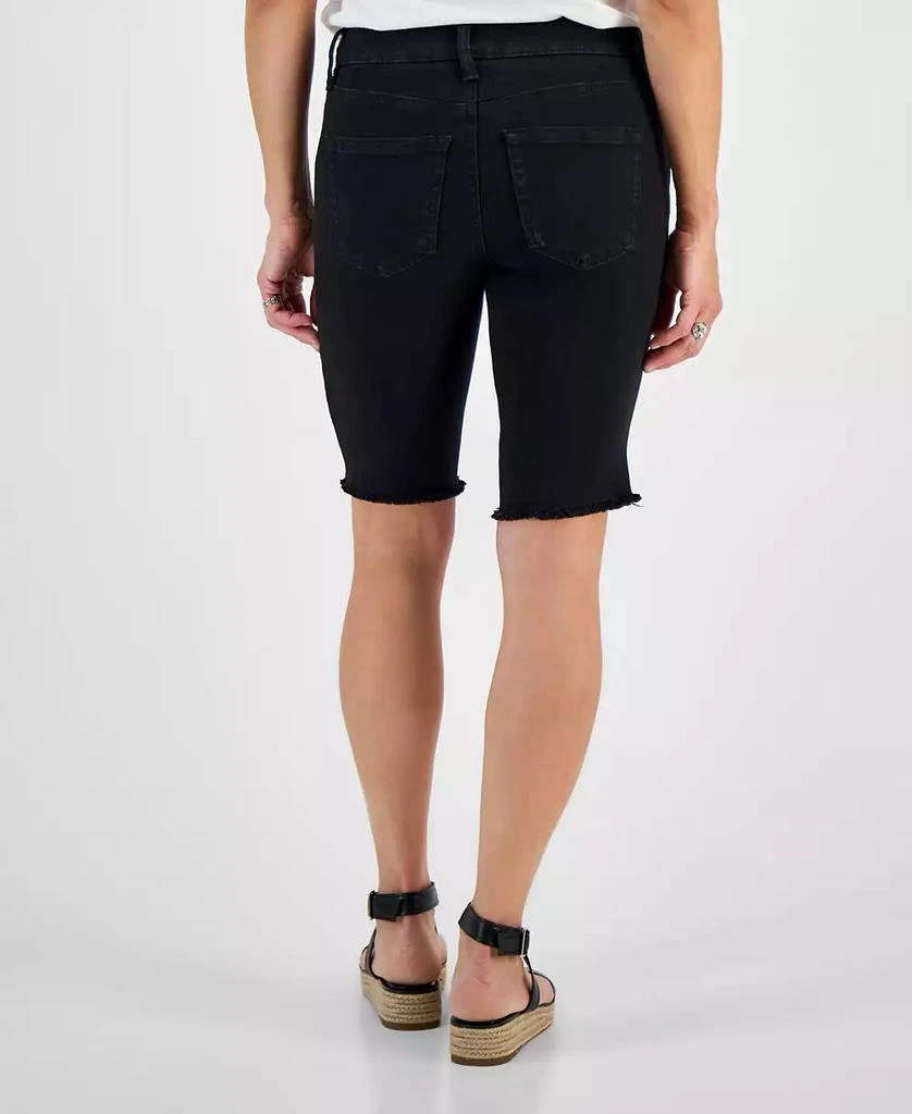 Style & Co Petite Raw-Edge Denim Bermuda Shorts, Created for Macy's 7