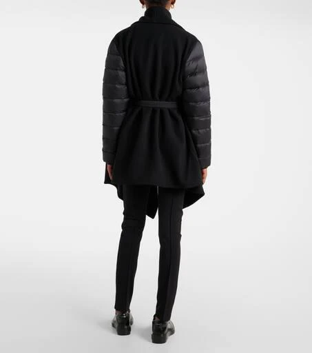 Moncler Down-paneled wool-blend coat 3