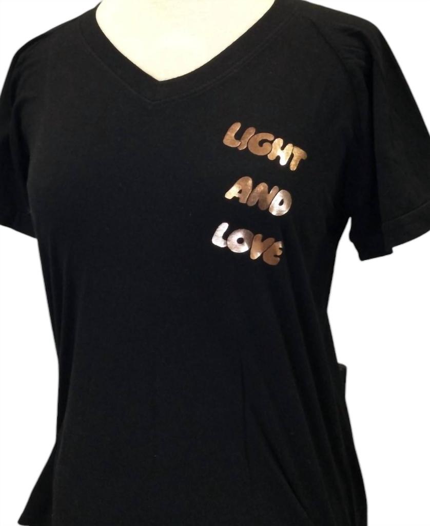 good hYOUman Good Hyouman - Light And Love V-neck Tee