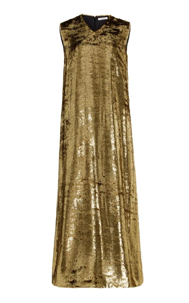 The Row - Louane Metallic Silk Dress - Gold - US 0 - Moda Operandi  On Sale  Now with Up to 40% Off | Discover Exclusive Deals & Savings at BeyondStyle