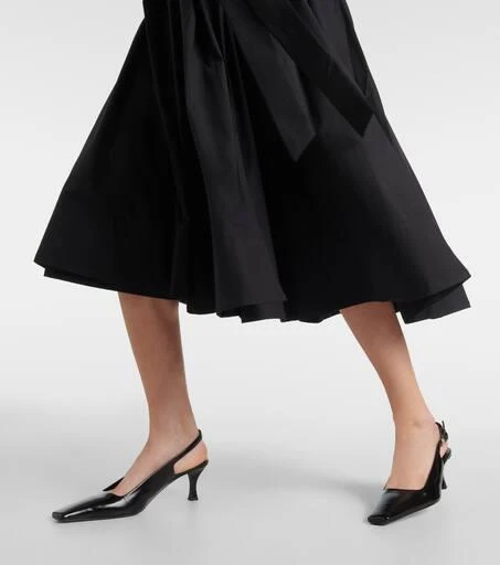 Proenza Schouler White Label Peters cotton poplin midi skirt 5