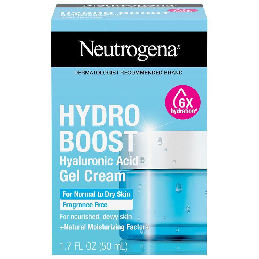 Neutrogena Hydro Boost Hyaluronic Acid Water Gel Moisturizer Fragrance Free