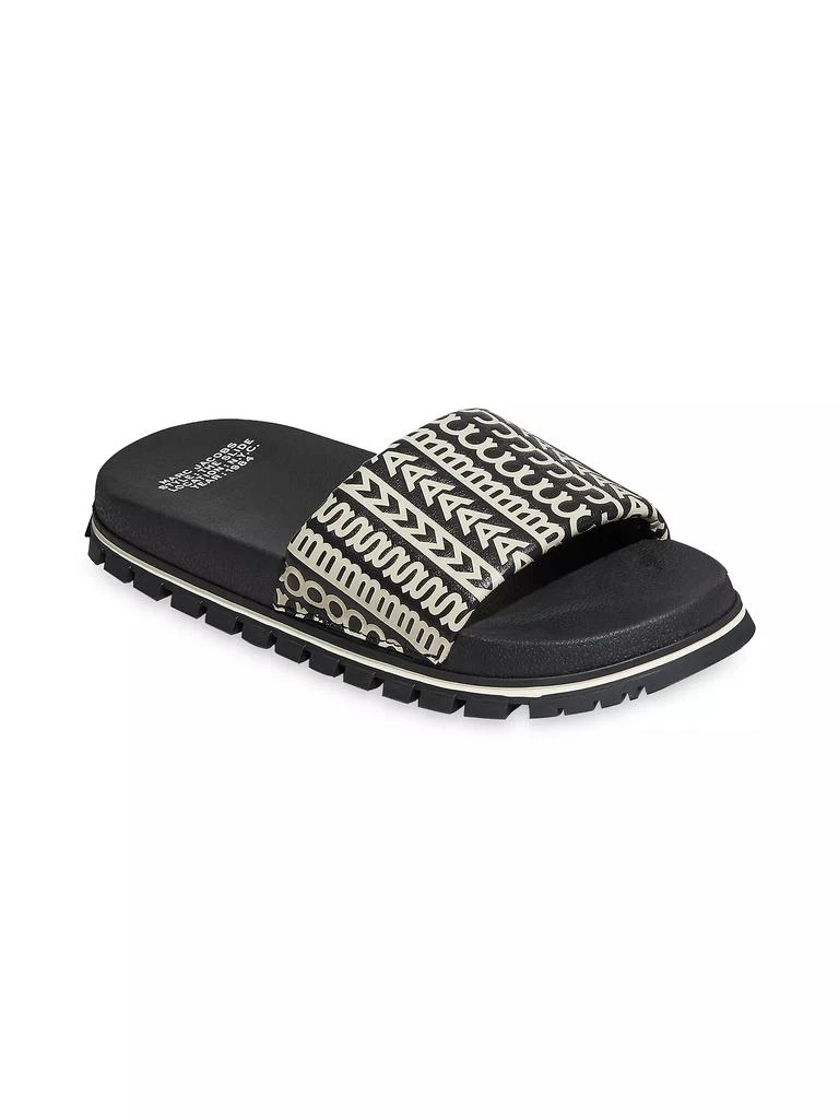 Marc Jacobs The Monogram Leather Slides 2