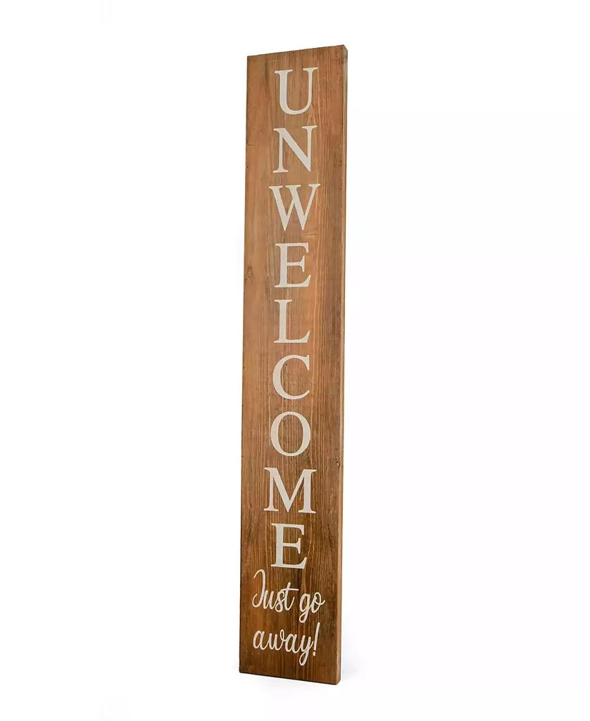 National Tree Company 39" Halloween "Unwelcome" Porch Sign 2
