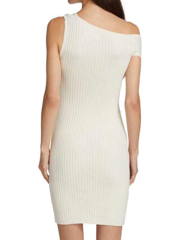 Anna Quan Zali One-Shoulder Minidress
