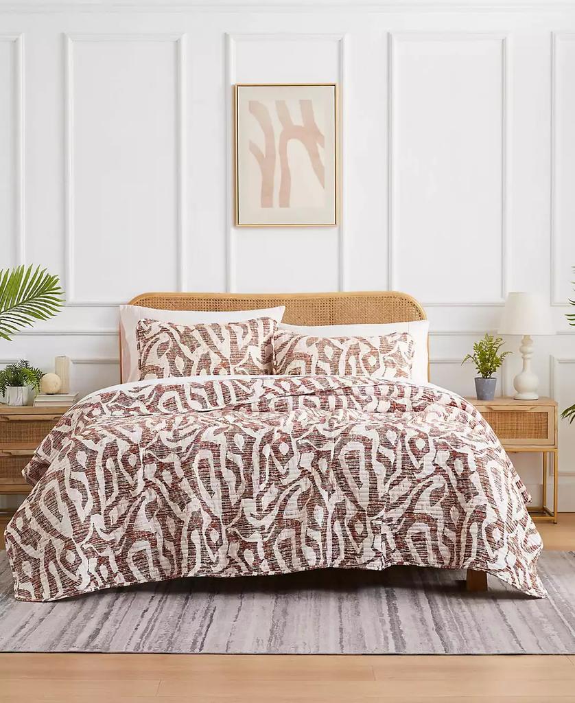 SOUTHSHORE FINE LINENS Khari Oversized 3 Piece Quilt Set