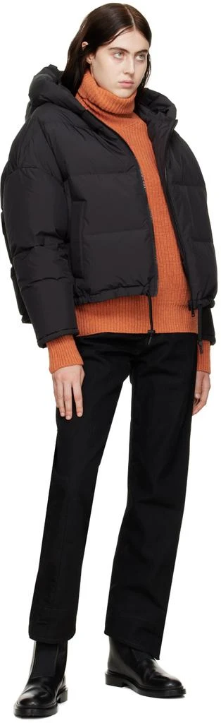 Yves Salomon Black Quilted Down Jacket 4